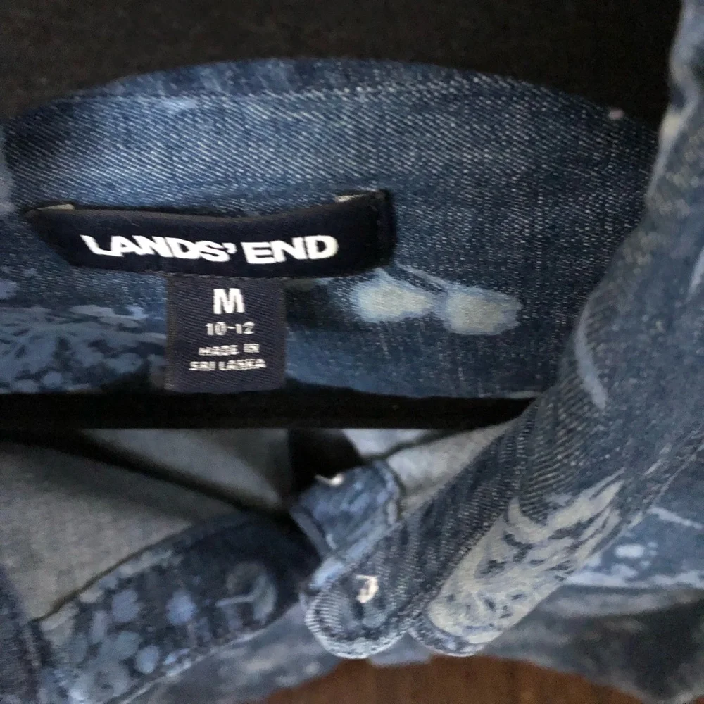 Denim pattern button down - Picture 2 of 3